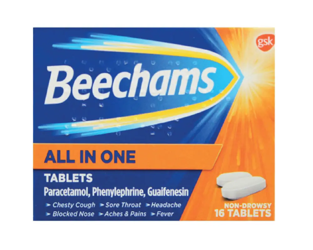 BEECHAMS ALL-IN-1 TABLETS 16’S – 6PK