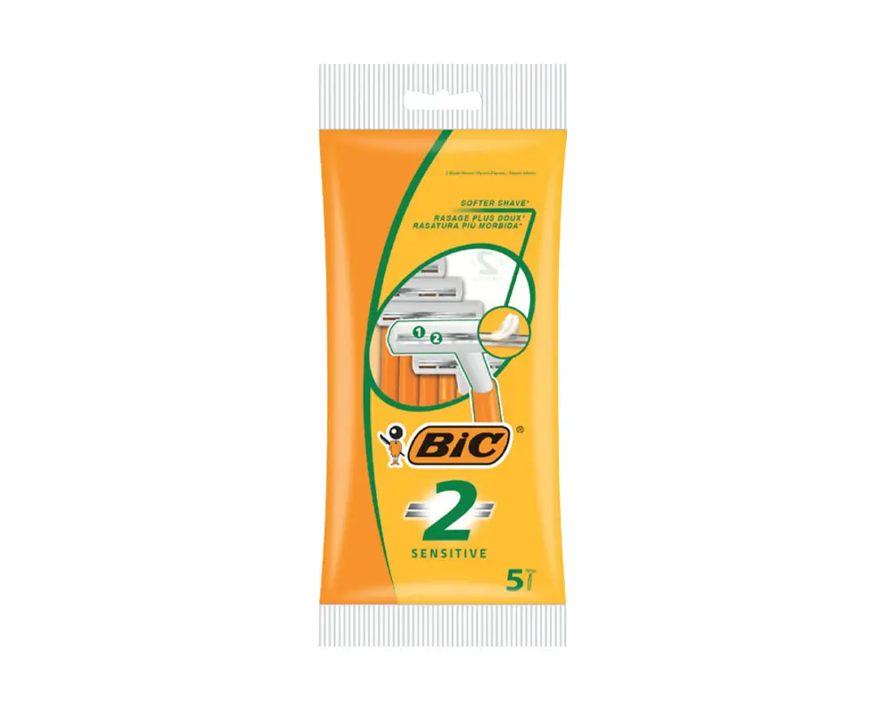 BIC 2 RAZOR SENSITIVE 5’S – 20PK