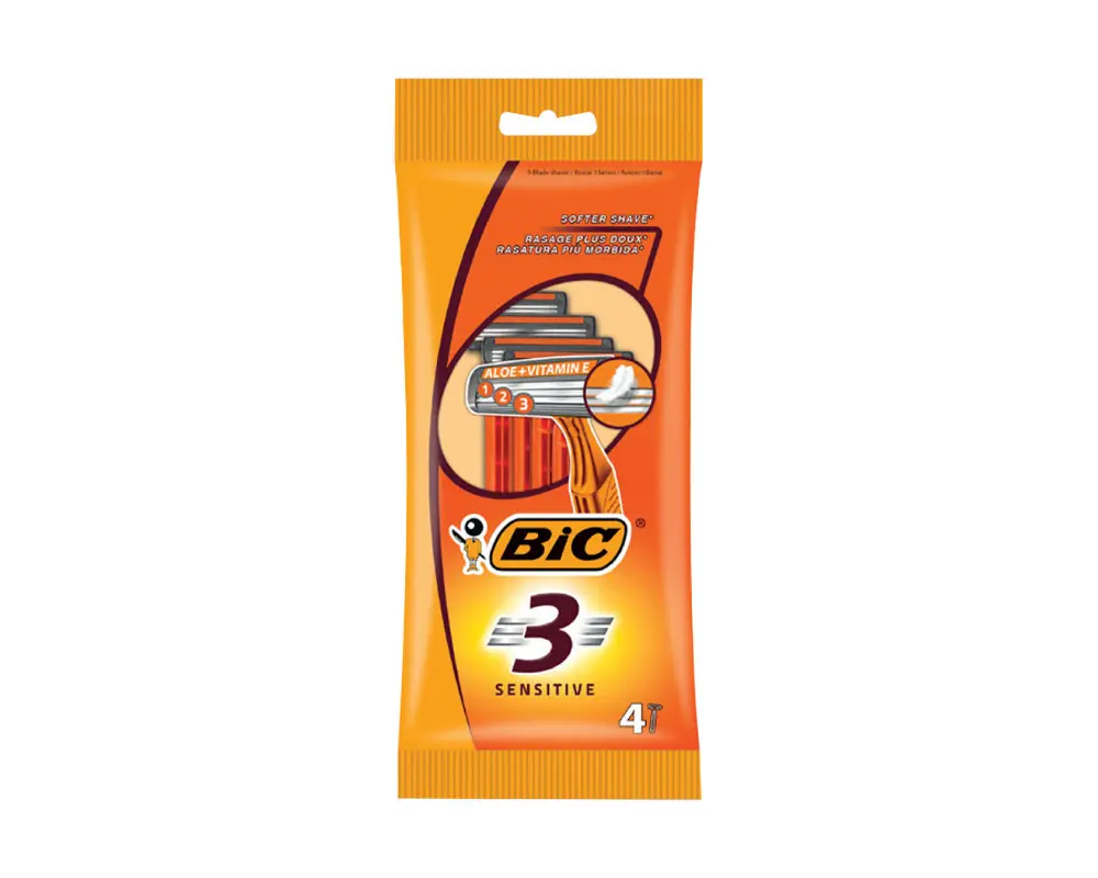 BIC 3 RAZOR SENSITIVE 4’S – 20PK