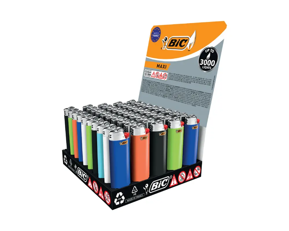 BIC MAXI LONG LASTING LIGHTER J26 – 50PK