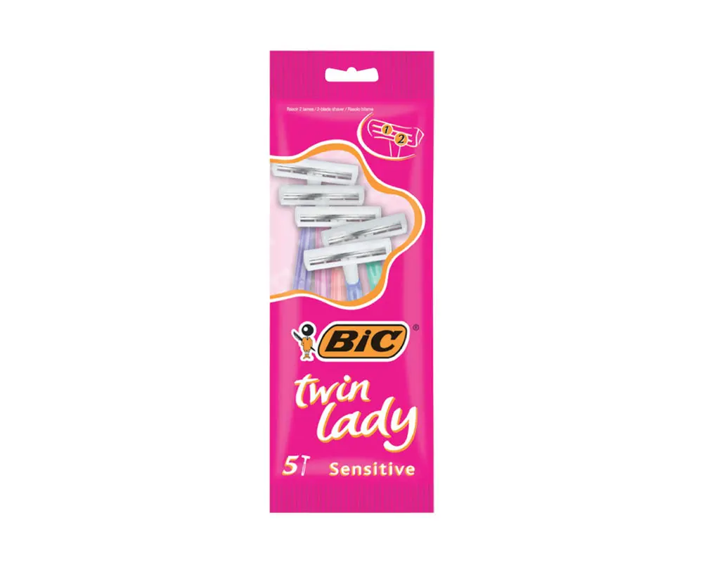 BIC RAZOR TWIN LADY RAZOR 5’S – 20PK