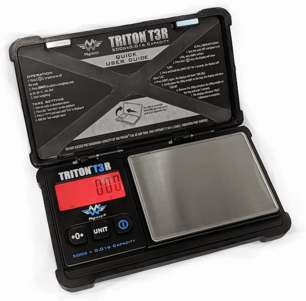 TRITON T3 SERIES RECHARGEABLE SCALE 500G X 0.01G