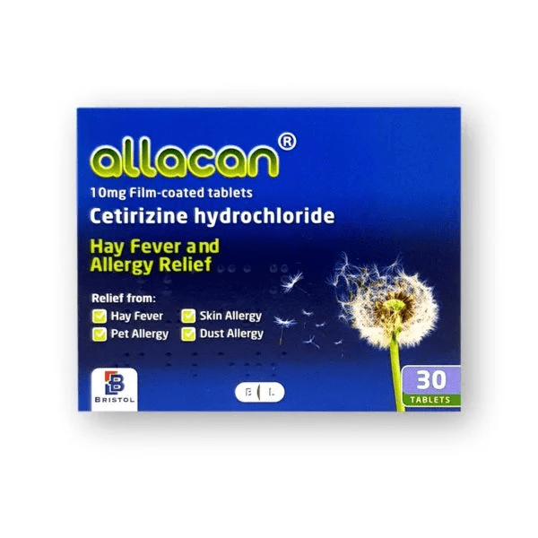 ALLACAN HAYFEVER TABLETS 30’S – 10PK