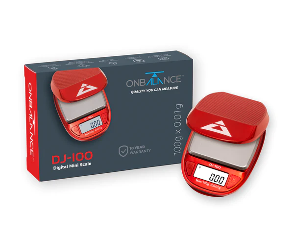 ON BALANCE JEWEL MINISCALE RED 100G X 0.01G