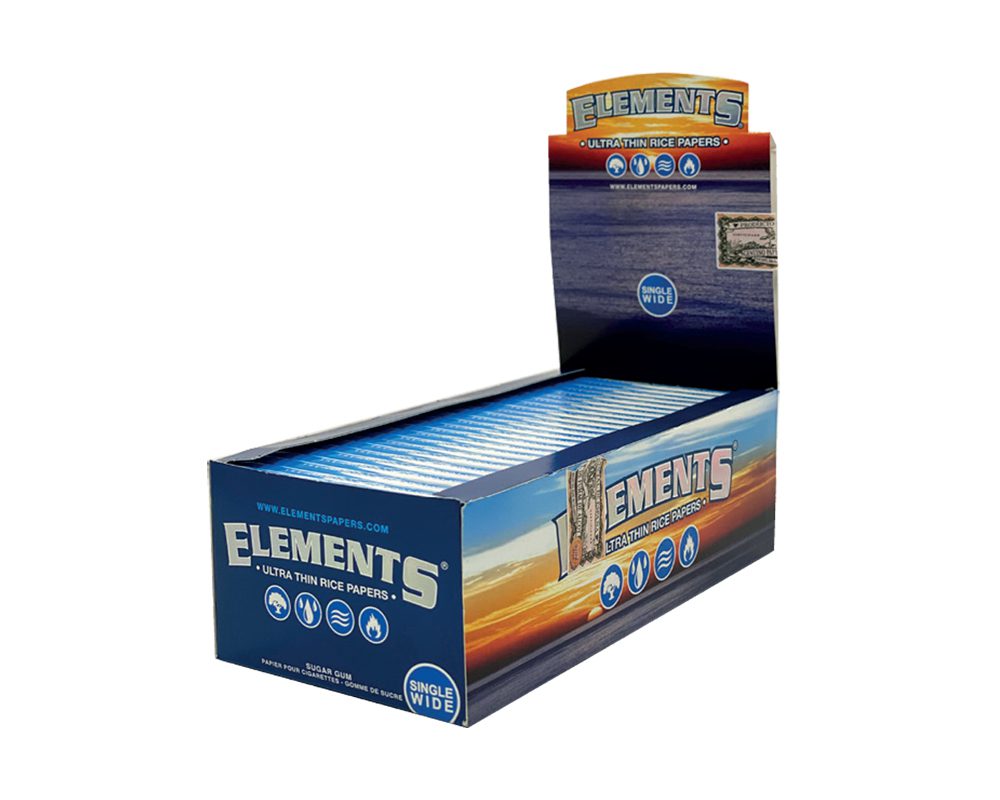 ELEMENTS SINGLE WIDE PAPERS – 50PK