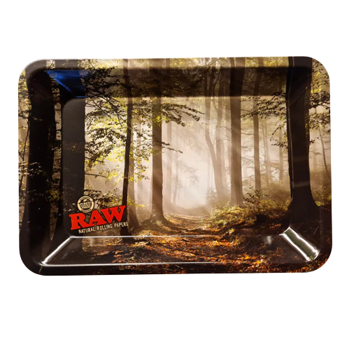 RAW METAL ROLLING TRAY MINI FOREST