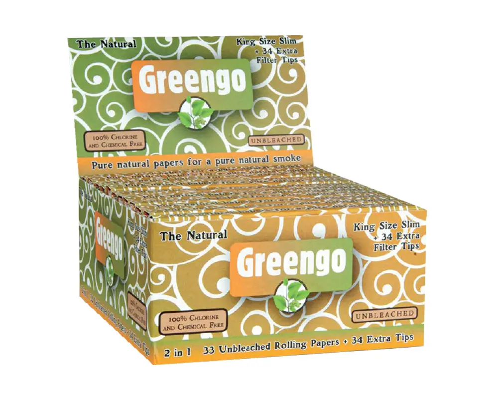 GREENGO KING SIZE SLIM 2-IN-1 CONNISOUR – 24PK