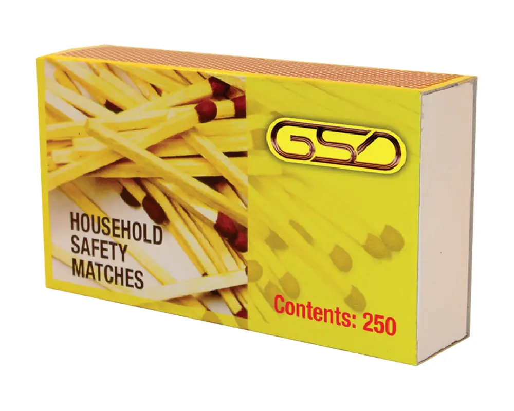 GSD HOUSEHOLD MATCHES – 12PK