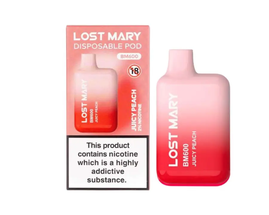 LOST MARY VAPE JUICY PEACH – 10PK