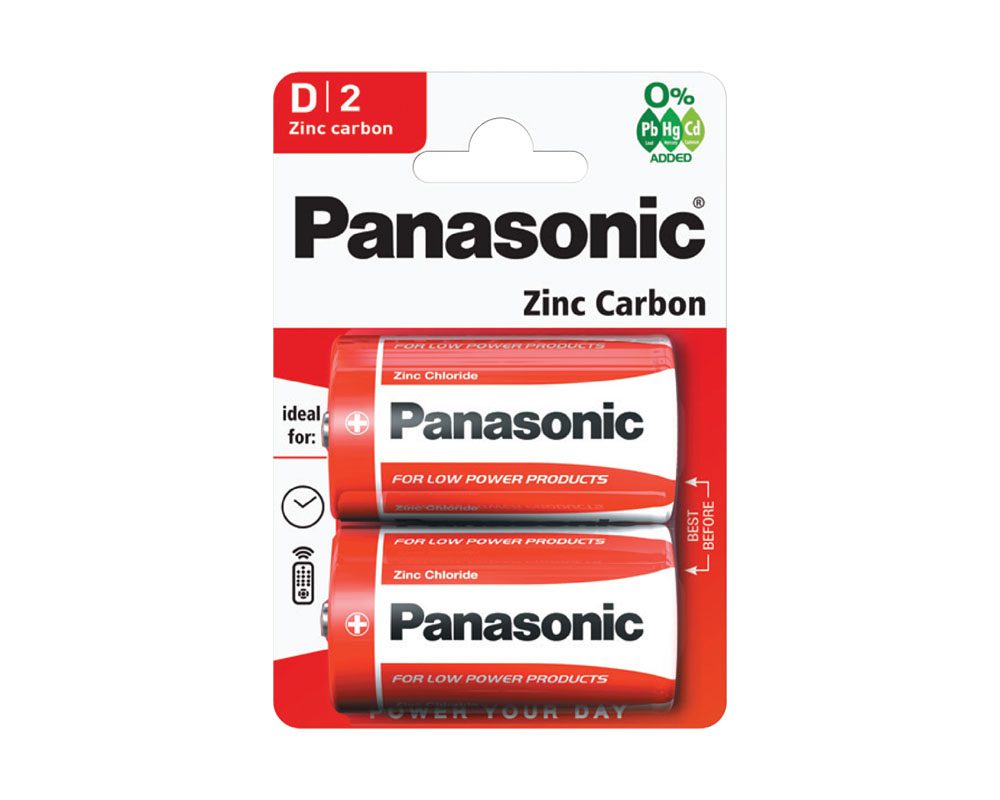 PANASONIC RED R20R D – 2PK