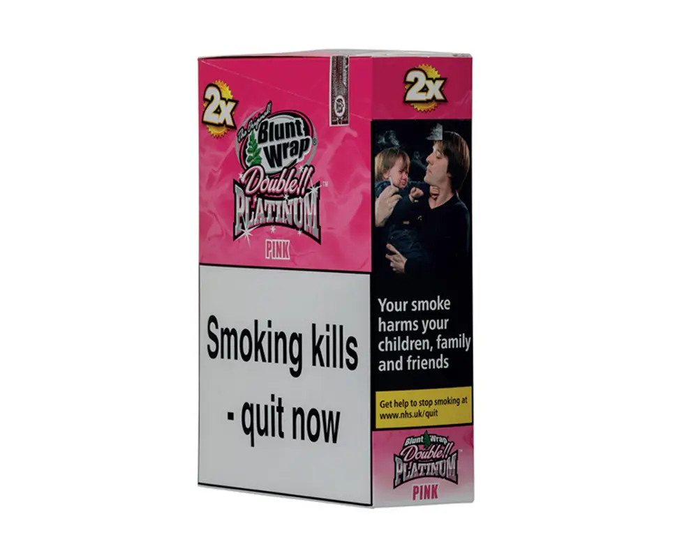 BLUNT WRAP DOUBLE PLATINUM PINK – 25PK