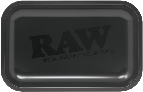 RAW METAL ROLLING TRAY SMALL BLACK