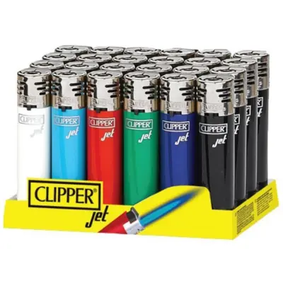 CLIPPER LIGHTERS JET FLAME ELECTRONIC – 24PK