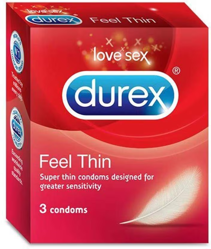 DUREX FEEL THIN 3’S – 12PK