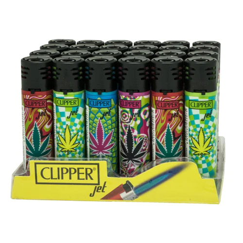 CLIPPER LIGHTERS JET FLAME ELECTRONIC DESIGN – 24PK