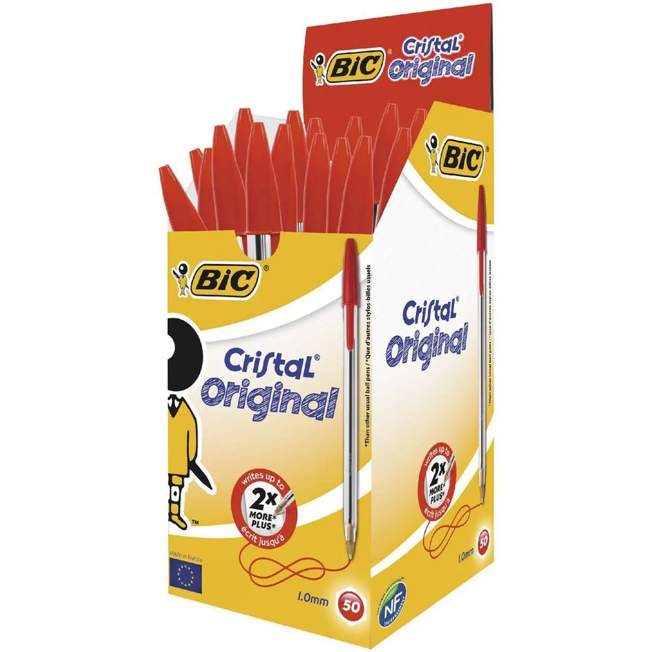 BIC PENS RED – 50PK