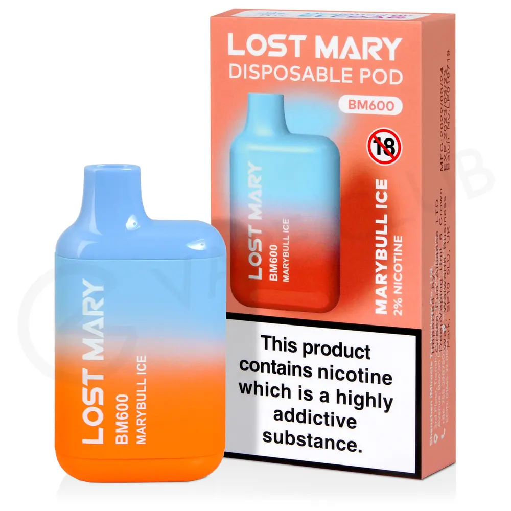 LOST MARY VAPE MARYBULL ICE – 10PK