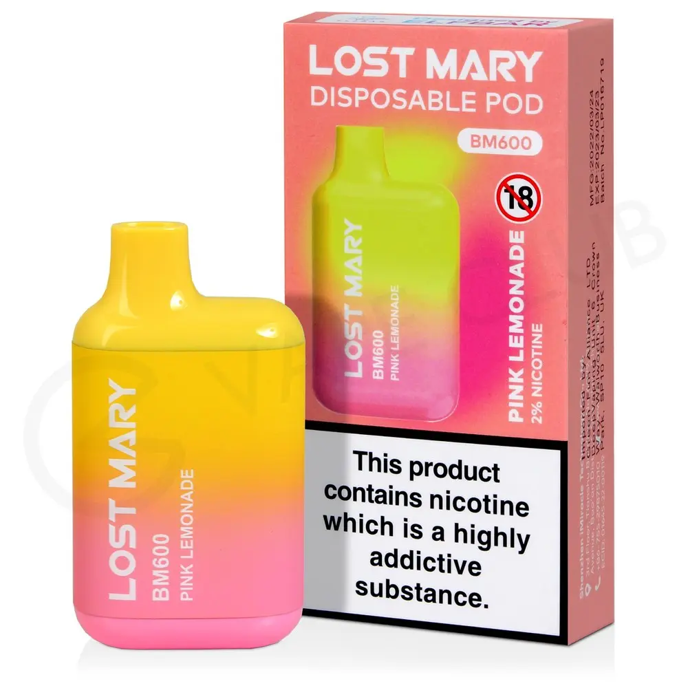 LOST MARY VAPE PINK LEMONADE – 10PK