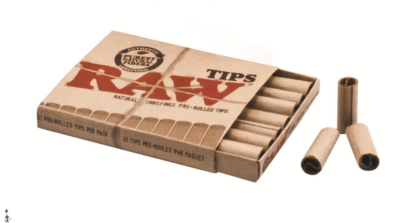 RAW PRE-ROLLED TIPS – 20PK