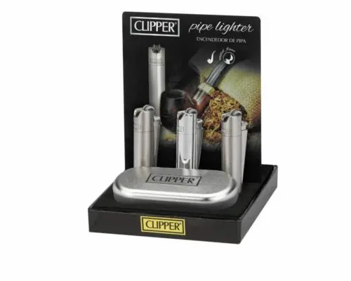 CLIPPER LIGHTERS METAL GIFT PIPE LIGHTER – 9PK