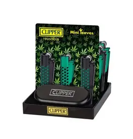CLIPPER LIGHTERS HOT STAMP METAL GIFT MINI LEAVES – 12PK