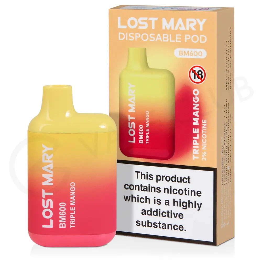LOST MARY VAPE TRIPLE MANGO – 10PK