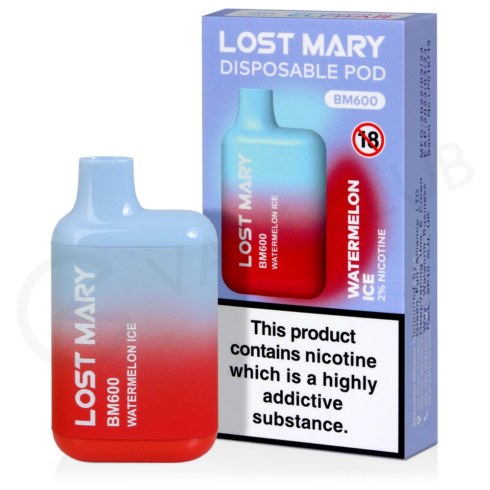 LOST MARY VAPE WATERMELON ICE – 10PK