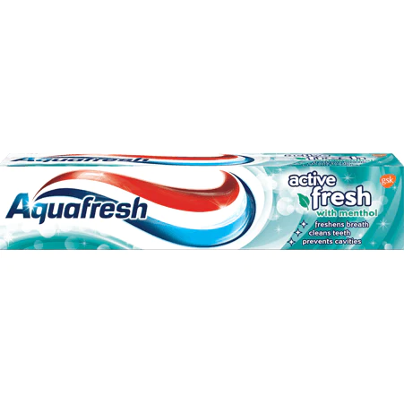 AQUAFRESH ACTIVE FRESH 125ML UK – 12PK