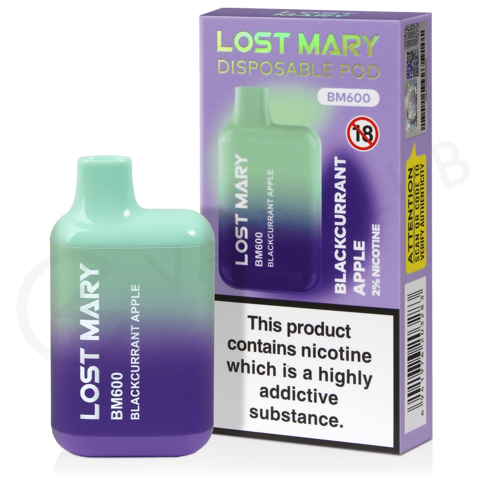 LOST MARY VAPE BLACKCURRANT APPLE – 10PK