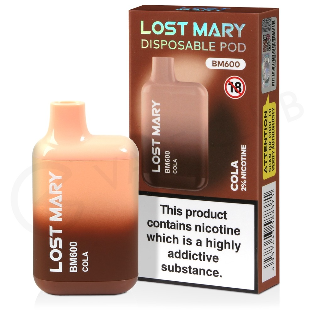LOST MARY VAPE COLA – 10PK