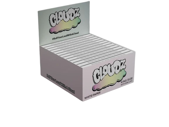 CLOUDZ ROLLING PAPERS WHITE – 26PK